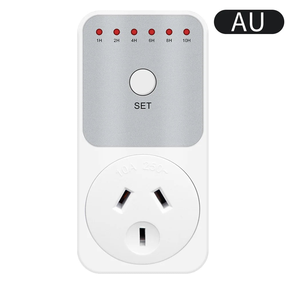 10Hr Countdown Timer Socket Plug Intelligent Time Setting Switch Control Socket Electricity Power Metering Socket
