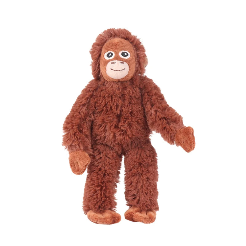 Nuevo Llavero de Peluche de Dibujos Animados, Gorila, Chimpancé, Mono, Colgante para Mochila, Coche, Bolso, Decoración, Regalo para Niños