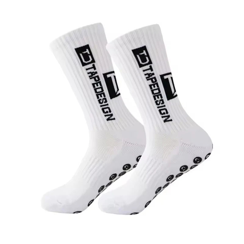 High-Quality Wear-Resistant Football Socks, Soft, Breathable, Thick Sports Socks, Adhesive Anti-Slip, Sweat-Absorbing Football Socks