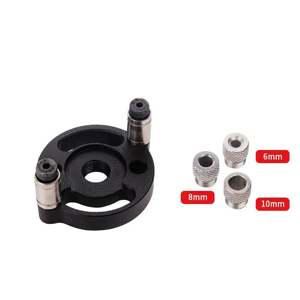 Kit de guía para espigado autocentrante - Guía de taladrado manual para orificios rectos y uniones de madera | Herramienta de carpintería de 3-10 mm para muebles de bricolaje