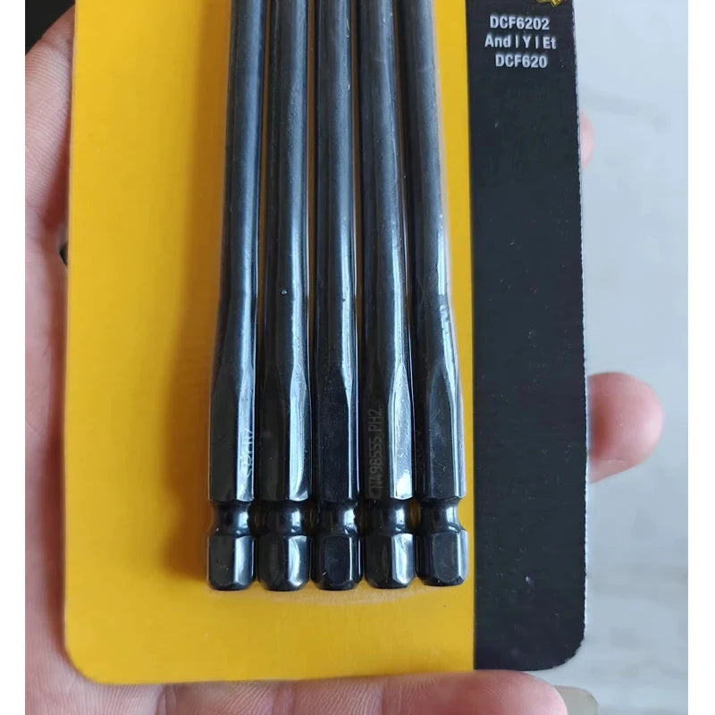 DEWALT DCF6202PH2-5 Drywall Collator Bits 5PC PH2 For DCF620/DCF630/DCF6202 Willow Nail Gun Compatible Power Tool Accessories