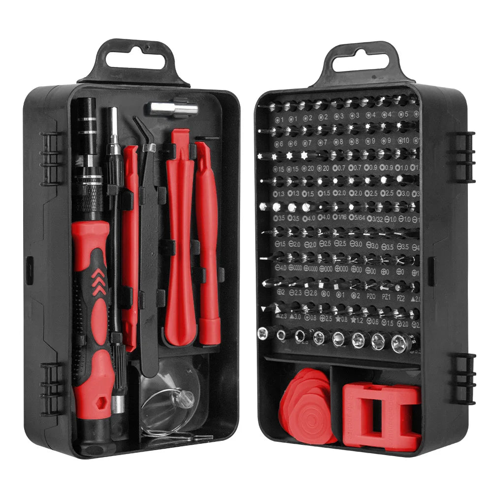115-in-1 Magnetic Screwdriver Bit Kit, Torx Phillips Screwdriver Set with Removal Wrench, Repair Hand Tools for Phone & PC
