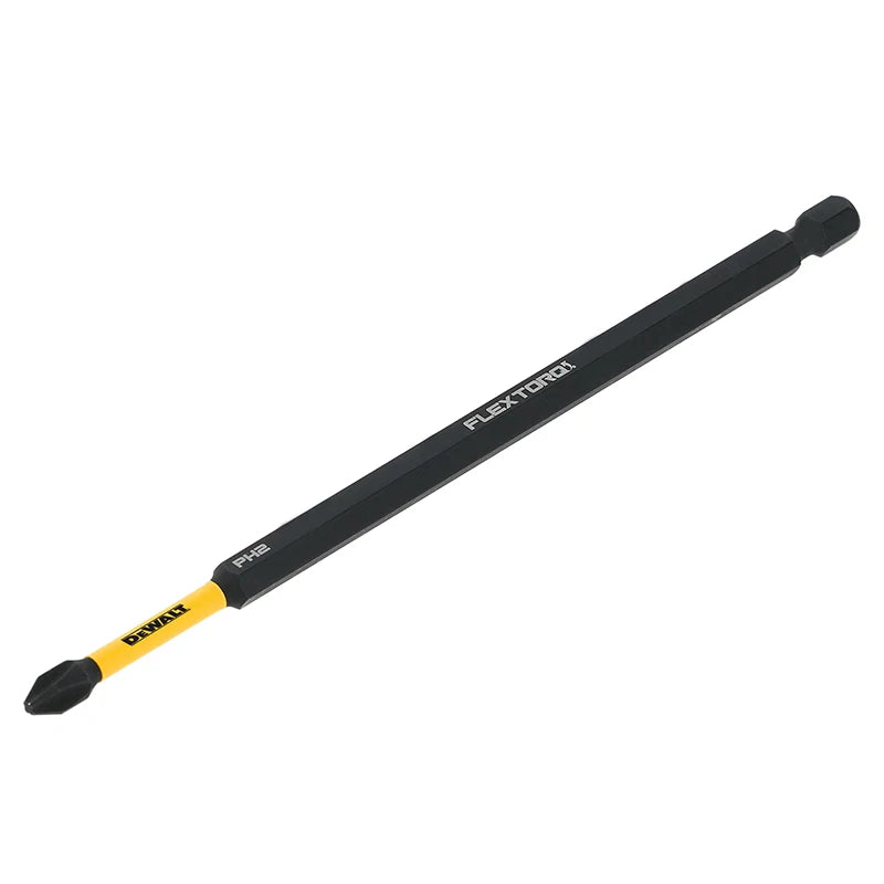 DEWALT DT7800T-2PCS 2-Pack PH2 152mm FlexTorq Impact Screwdriver Bits Long Torsion Drill Bits for Power Impact Drivers