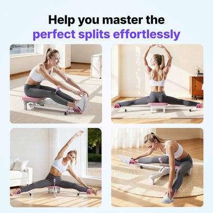 MERACH 180° Split Machine 6-Level Leg Stretcher, 300 LBS Capacity Stretching Equipment with Comfort Pad, Improves Flexibility for Dance, Gymnastics, Sports, and Home Training Gear