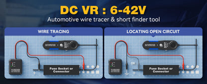 VDIAGTOOL V210 Automotive Circuit Breaker Finder Electrical Tester Wire Tracer Open & Short Circuit Finder DC 6-42V