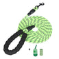 Pet Leashes Reflective Multi Color Round Rope Large Dog Collar Leash Training Running Rope Comfortable For Medium And Large Dogs