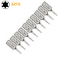 1 Inch T6 T7 T8 T9 T10 T15 Torx Screwdriver Bit Set S2 Steel 1/4 Inch 6.35mm Hex Shank Electric Screwdriver Bits For Power Tools
