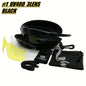 Tactical Professional Protective Military Polarized Glasses - Shooting, Sports, Hiking, Cycling, Paintball Safety Eyewear