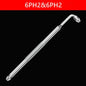 BROPPE Z-Type Screwdriver L-Shaped 90-Degree Right-Angle Elbow Bend Phillips/Slotted With Magnetic Short Screwdriver