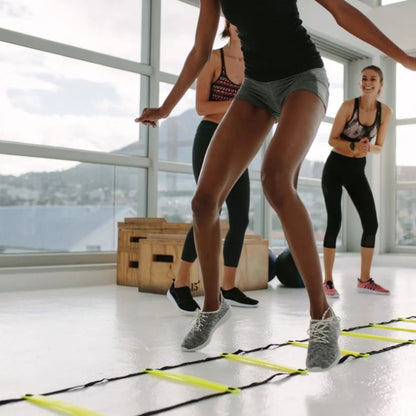 Escalera de velocidad de agilidad, correas de nailon, equipo de entrenamiento, ágil, para Fitness, Fútbol