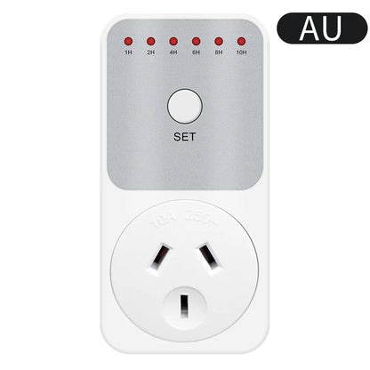 10Hr Countdown Timer Socket Plug Intelligent Time Setting Switch Control Socket Electricity Power Metering Socket