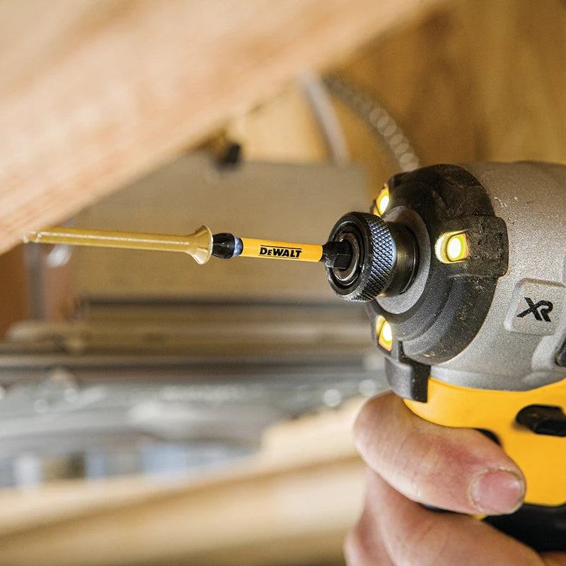 DEWALT Magnetic Impact Driver Bit Set PH2 Pivoting Bits Holder Extend 1/4" 6.35mm Hex Shank Electric Drill Accessories