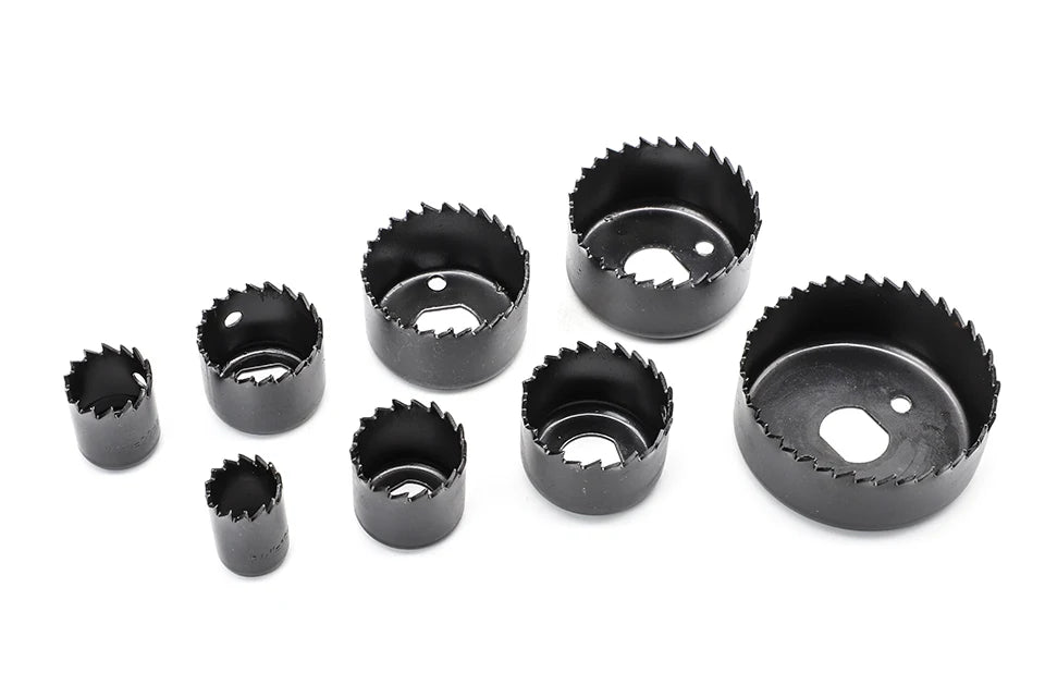 11/16pcs woodworking hole saw set drill bit carbon steel 19-127mm hole cutter set for plasterboard ceiling wood hole saw kit