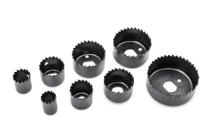 11/16pcs woodworking hole saw set drill bit carbon steel 19-127mm hole cutter set for plasterboard ceiling wood hole saw kit