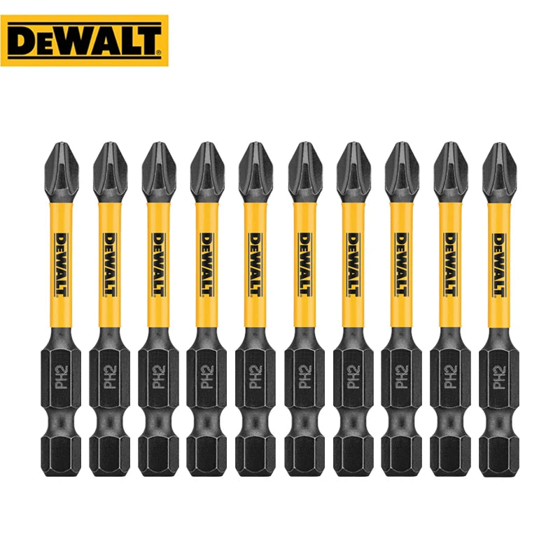 DEWALT Magnetic Impact Driver Bit Set PH2 Pivoting Bits Holder Extend 1/4" 6.35mm Hex Shank Electric Drill Accessories