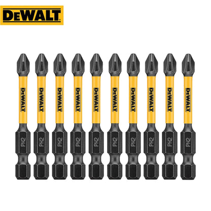 DEWALT Magnetic Impact Driver Bit Set PH2 Pivoting Bits Holder Extend 1/4" 6.35mm Hex Shank Electric Drill Accessories