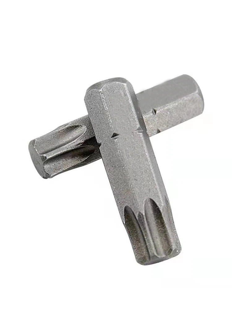 1 Inch T6 T7 T8 T9 T10 T15 Torx Screwdriver Bit Set S2 Steel 1/4 Inch 6.35mm Hex Shank Electric Screwdriver Bits For Power Tools