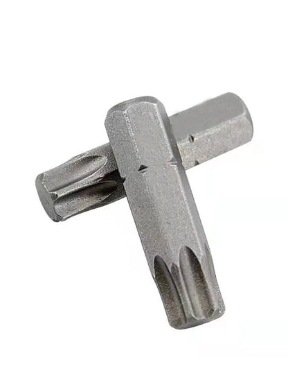 1 Inch T6 T7 T8 T9 T10 T15 Torx Screwdriver Bit Set S2 Steel 1/4 Inch 6.35mm Hex Shank Electric Screwdriver Bits For Power Tools