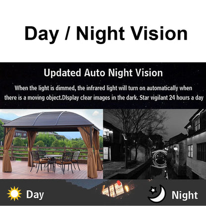 JIENUO-cámara de seguridad CCTV 4K HD AHD, sistema de vigilancia, 1080P, 5MP, impermeable, visión nocturna infrarroja, TVI, para el hogar