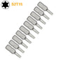 1 Inch T6 T7 T8 T9 T10 T15 Torx Screwdriver Bit Set S2 Steel 1/4 Inch 6.35mm Hex Shank Electric Screwdriver Bits For Power Tools