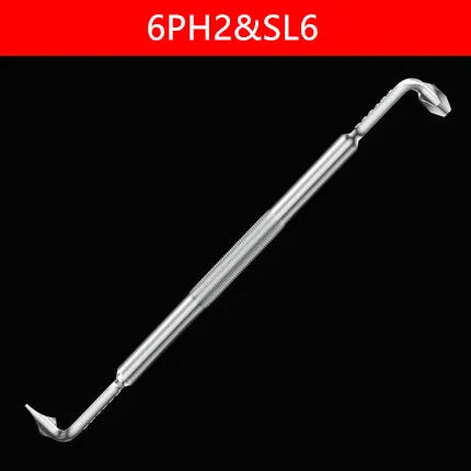 BROPPE Z-Type Screwdriver L-Shaped 90-Degree Right-Angle Elbow Bend Phillips/Slotted With Magnetic Short Screwdriver
