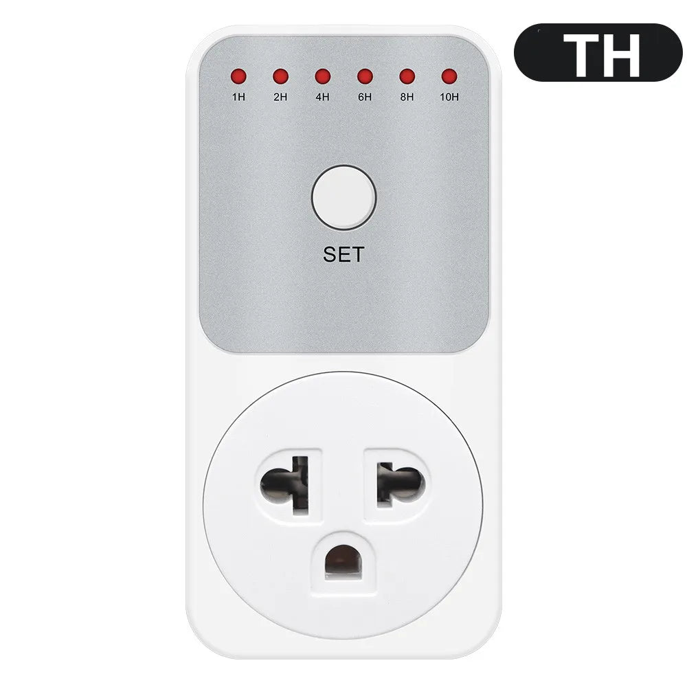 10Hr Countdown Timer Socket Plug Intelligent Time Setting Switch Control Socket Electricity Power Metering Socket