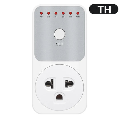 10Hr Countdown Timer Socket Plug Intelligent Time Setting Switch Control Socket Electricity Power Metering Socket