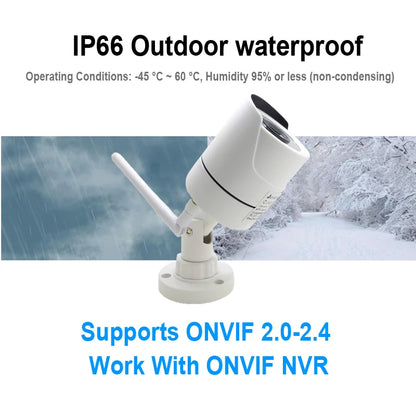 JIENUO-cámara IP inalámbrica de seguridad para exteriores, videocámara de 5MP, Audio HD, Cctv, impermeable, 1080P, visión nocturna, vigilancia Onvif, Wifi, cámara para el hogar, RTSP