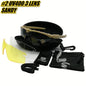 Tactical Professional Protective Military Polarized Glasses - Shooting, Sports, Hiking, Cycling, Paintball Safety Eyewear