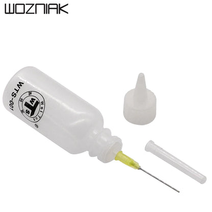 50ml Needle Tip Plastic Rosin Bottle Cleaning Liquid Flux Alcohol Oil Dispenser Plastic Hand Bottle Cleaner DIY Repair