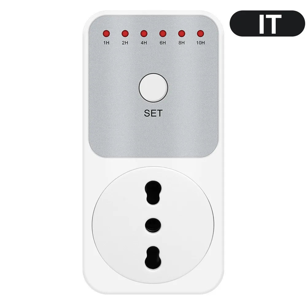 10Hr Countdown Timer Socket Plug Intelligent Time Setting Switch Control Socket Electricity Power Metering Socket
