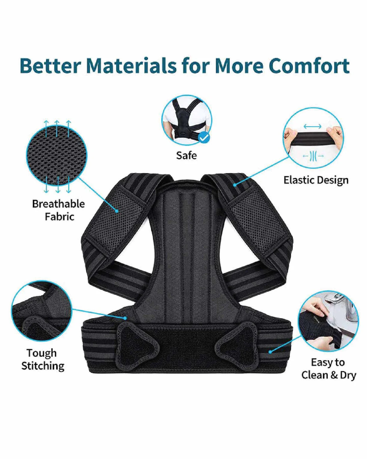 Corrector de Postura para Columna Lumbar