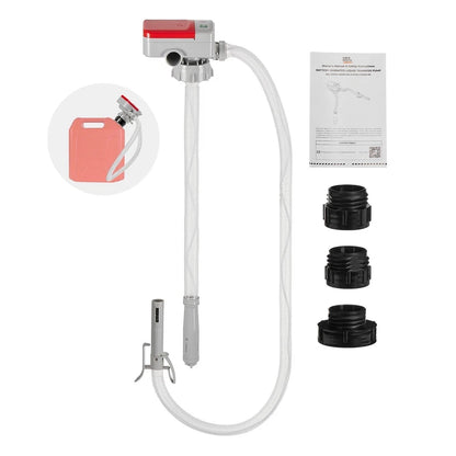 Electric Oil Pump Automatic Fuel Transfer Pump With Auto-Stop Fast And Safe Portable Gas Can Pump For Oil, Diesel