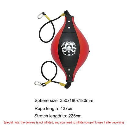 Boxing Punching Ball Training Reaction Speed Balls PU Leather Training Hanging Swivel Speedball Home Gym Fitness Sport Equipment