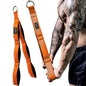6-ring tricep rope with connection handle - heavy-duty training rope, adjustable length suitable for pushdowns and crunches.