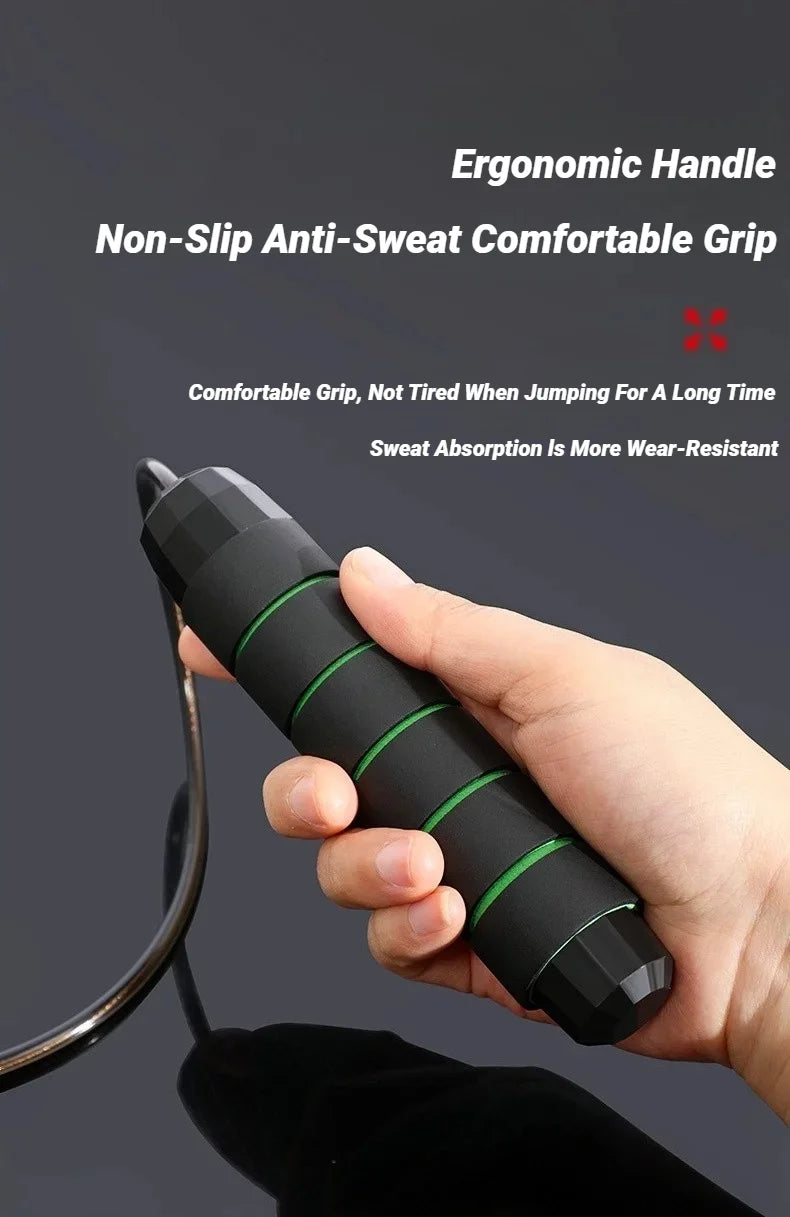 The New Jump Rope Steel Wire Skipping Exercise Adjustable Jumping Fitness Workout Training Home Sport Equipment Tangle-Free