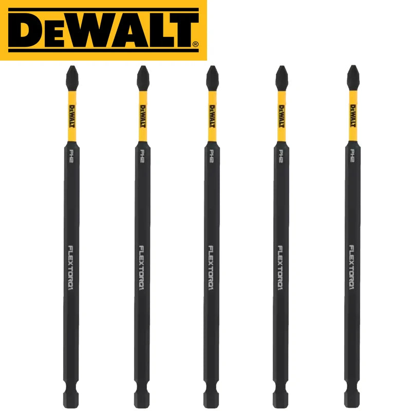 DEWALT PH2 SL8 DT7800T 57/89/152mm Impact Drill Bits Set HSS Excavate Hole Carpentry Professional Power Tool Accessories