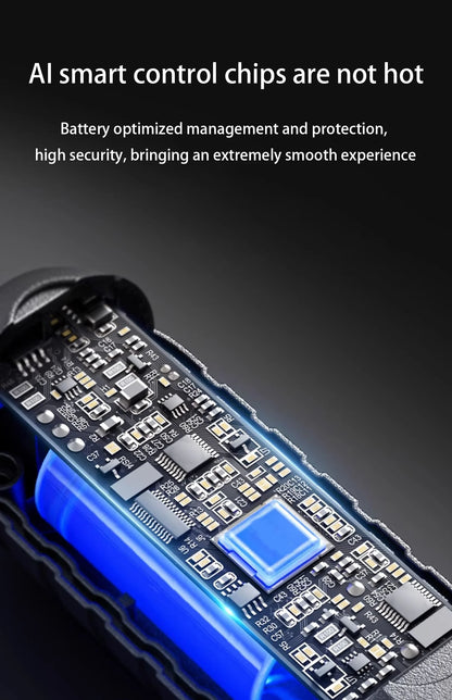 Cordless Electric Screwdriver, Rechargeable Power Screwdriver Set, Automatic Home Repair Tool Kit with USB Cable and LED Lights