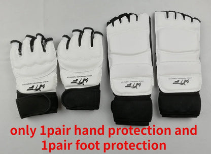 Taekwondo Combat Protective Gear Training Set Actual Combat Equipment Thicken Competition Martial Arts Protective Gear Set