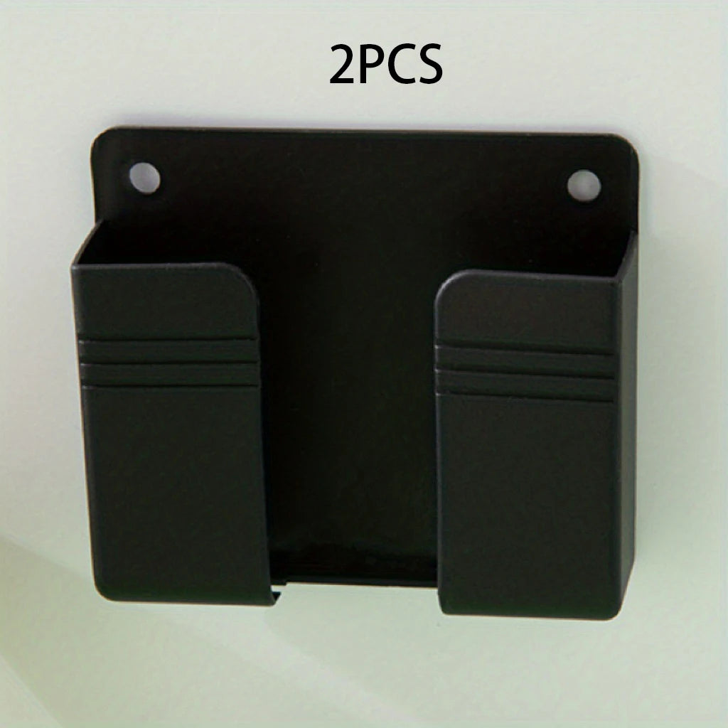 4/2/1 PCS No Drill Adhesive Wall Storage Box For Storing TV And Air Conditioner Remotes Bedside Phone Charging And Display Stand
