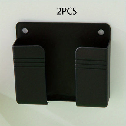 4/2/1 PCS No Drill Adhesive Wall Storage Box For Storing TV And Air Conditioner Remotes Bedside Phone Charging And Display Stand