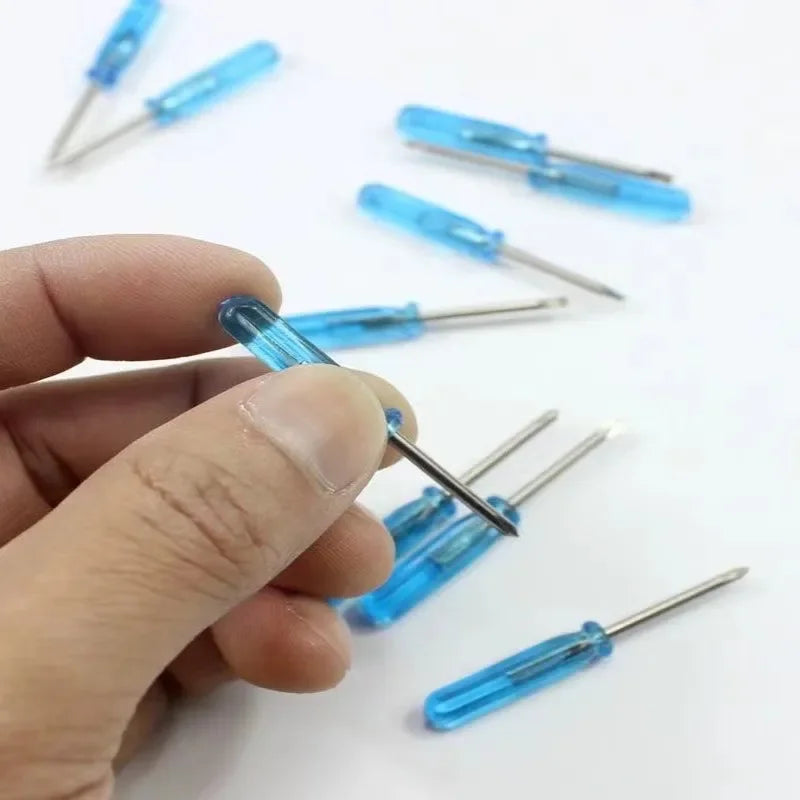 12/240pcs Phillips Slotted Cross Head Mini Screwdriver For Mobile Phone Laptop Xbox 360 Wireless Controller Repair Open Tool
