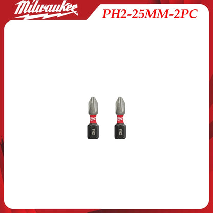 Milwaukee Heavy-Duty Impact Drill Bit Kit 1/4" Hex Magnetic Screwdriver Bits Organized in Portable Storage Case