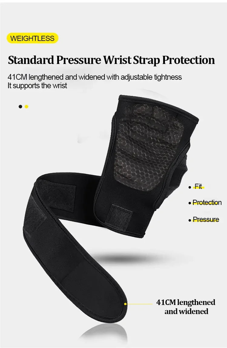 Guantes deportivos de entrenamiento para hombres y mujeres, guantes de entrenamiento, Fitness, culturismo, levantamiento de pesas, gimnasio, mano, muñeca, Protector de Palma