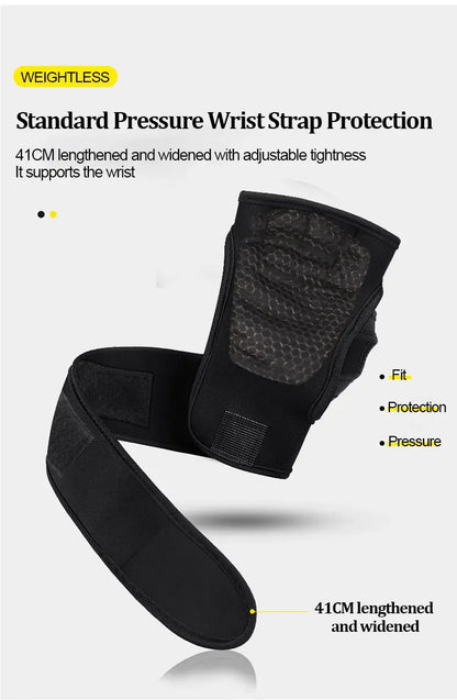 Guantes deportivos de entrenamiento para hombres y mujeres, guantes de entrenamiento, Fitness, culturismo, levantamiento de pesas, gimnasio, mano, muñeca, Protector de Palma