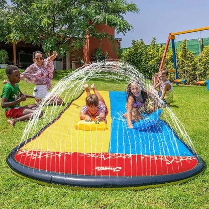 Juguetes inflables para patio al aire libre, tobogán de agua, juguete de agua para jardín de verano, amigo familiar, deslizadores de agua interactivos, regalo