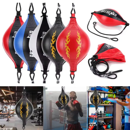 Boxing Punching Ball Training Reaction Speed Balls PU Leather Training Hanging Swivel Speedball Home Gym Fitness Sport Equipment