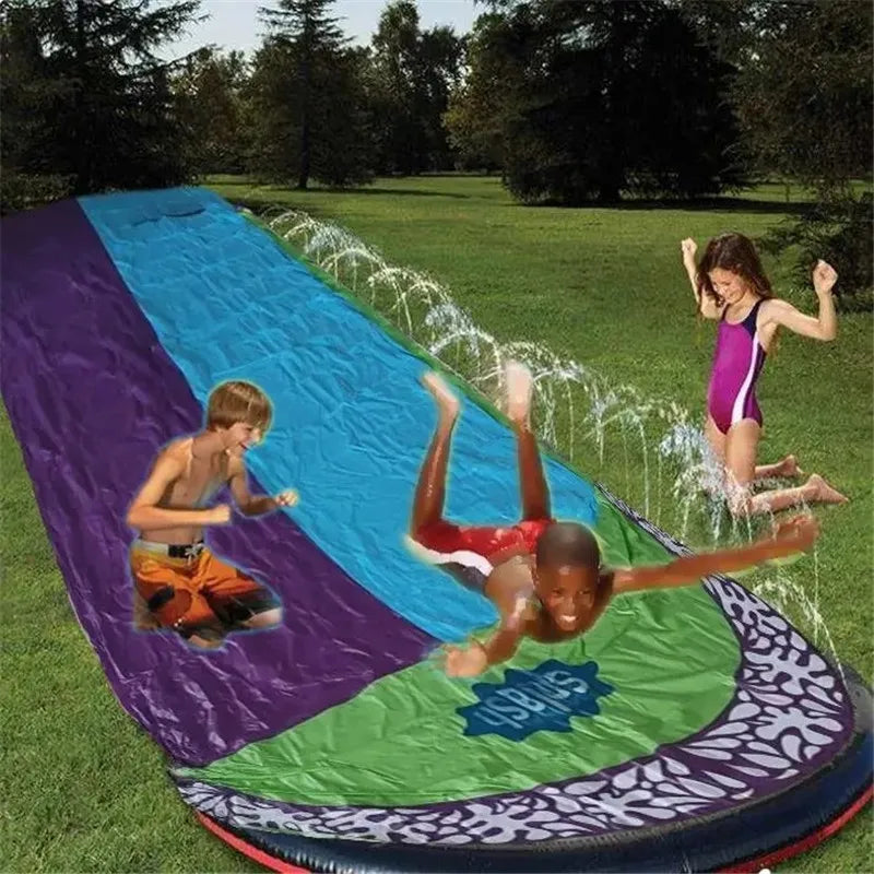 Juguetes inflables para patio al aire libre, tobogán de agua, juguete de agua para jardín de verano, amigo familiar, deslizadores de agua interactivos, regalo