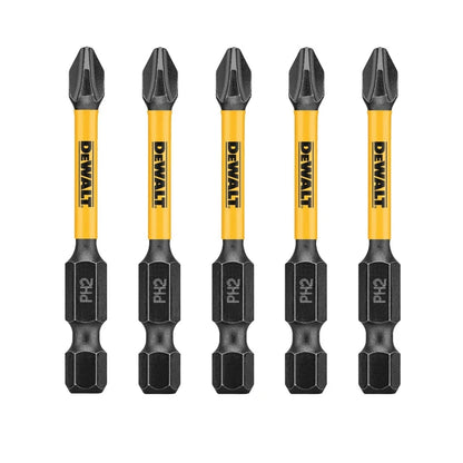 DEWALT Magnetic Impact Driver Bit Set PH2 Pivoting Bits Holder Extend 1/4" 6.35mm Hex Shank Electric Drill Accessories