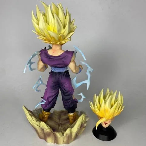 Figura de acción de Bz Dragon Ball Super Saiyan 2 Gohan, estatua coleccionable de Anime, adorno de escritorio, modelo de Pvc para coleccionistas de Anime